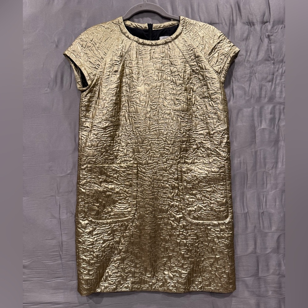 Missoni Gold Textured Mini Dress